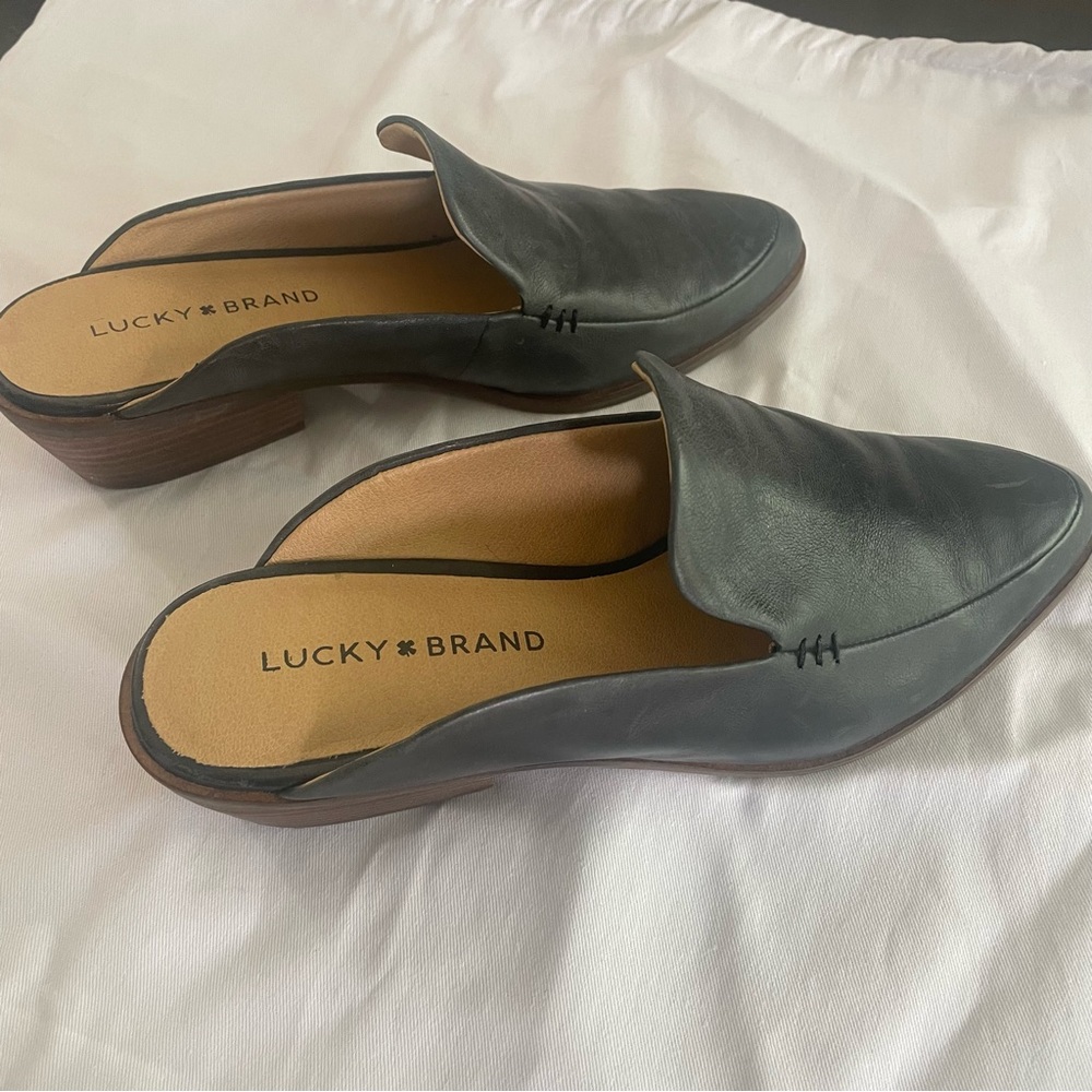 Lucky Brand Mules - black sz 7.5